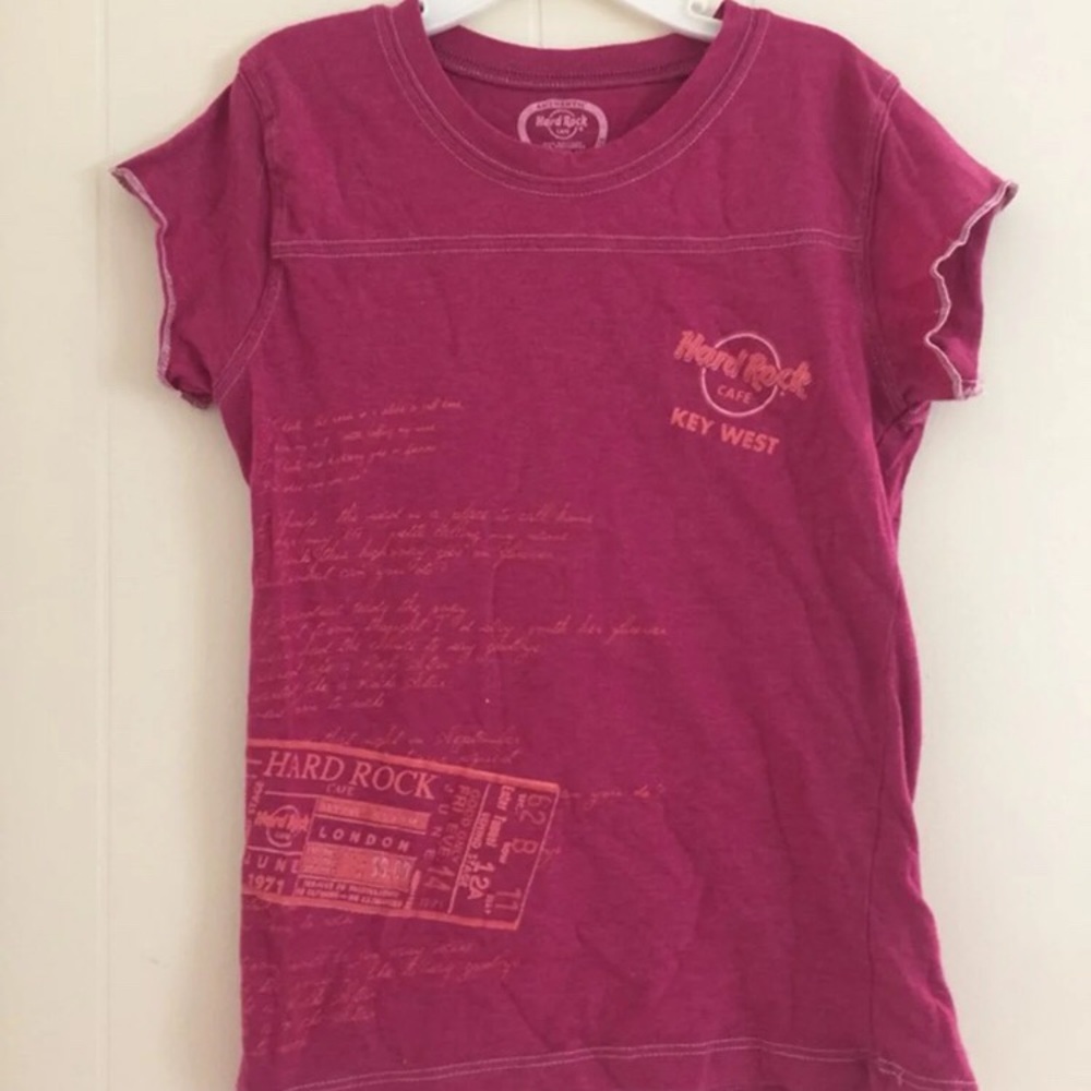 Magenta Pink T-shirt Girls 8-10